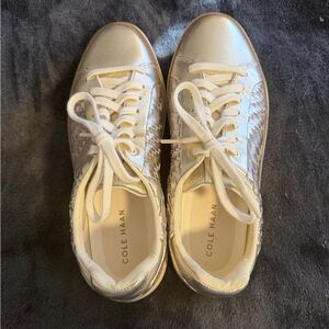 Cole Haan Women's Gold Grandpro Topspin Sneakers